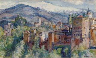George Owen Wynne Apperley - The Alhambra, Granada