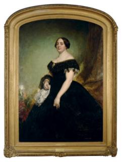 George Peter Alexander Healy - Portrait of Mrs R.H. Winslow