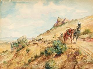 George Phippen - Freighting (The Mule Train Needs Attention)