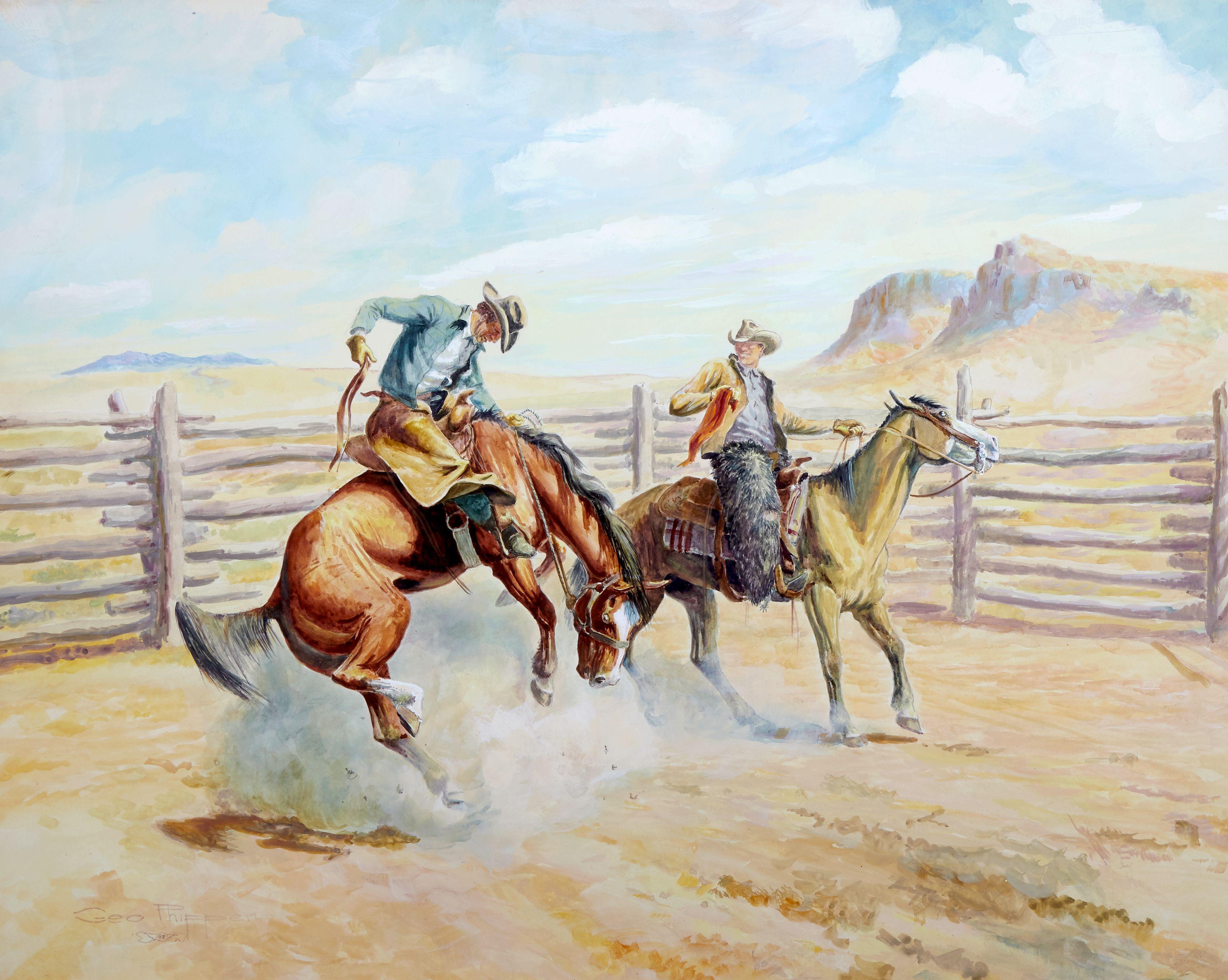 George Phippen - Two Riders (The Blindfold)