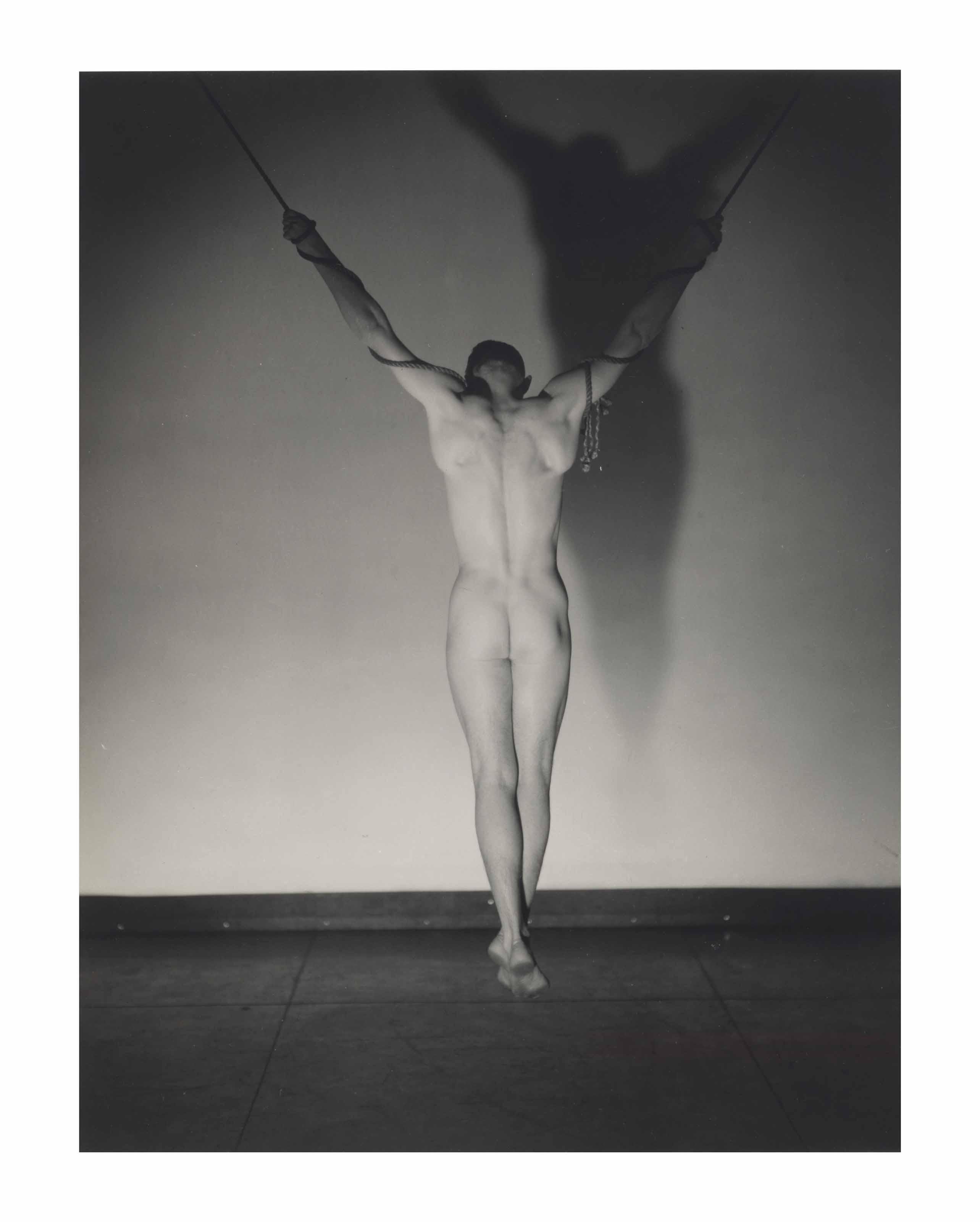 George Platt Lynes - Male Nude Hanging, 1941