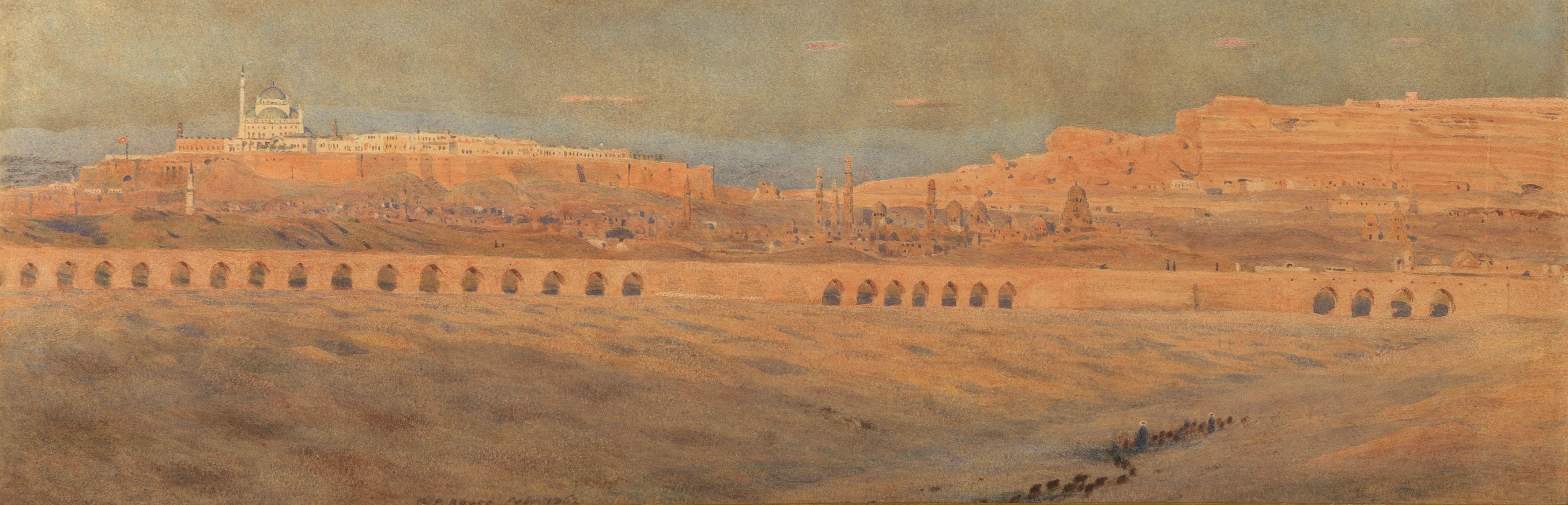 George Price Boyce - The Citadel of Saladin on the Mokattam Hills, Cairo