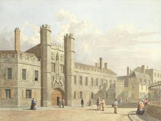 George Pyne - Christ\'S College Fellows\' Garden; The Great Gate, Christ\'S College Each 21 X 27.9Cm (8 1/4 X 11In).(2)