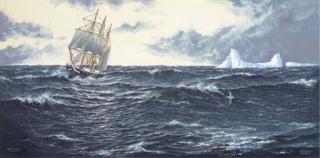 George R. Cummings - Shackleton\'s Endurance entering the Weddell Sea, 1914