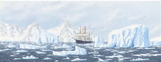 George R. Cummings - Two polar giants - Endurance and Discovery in icy waters