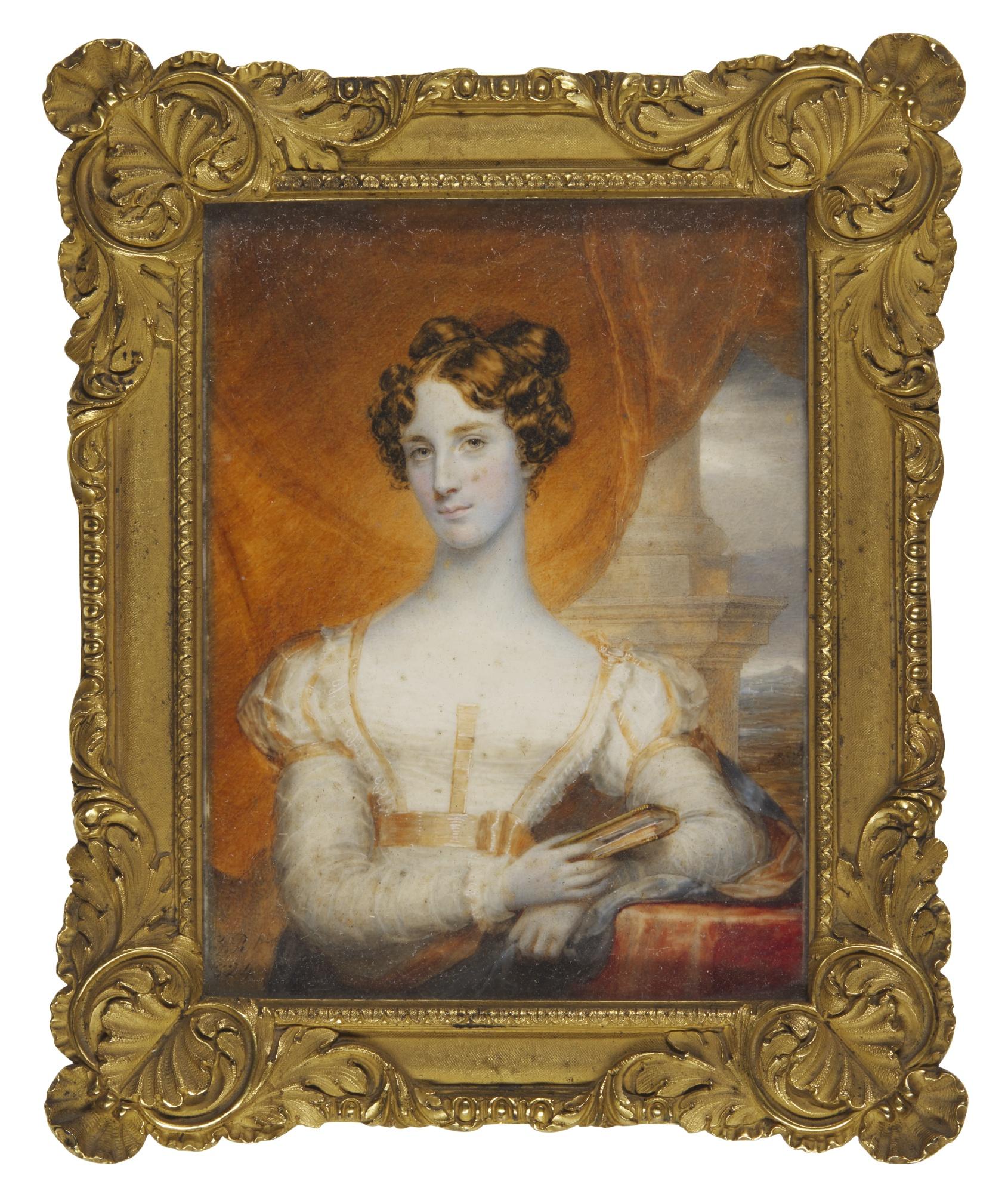 George Richmond, R.A. - Britishportrait Of A Lady, Traditionally Identified As Emily Smith (1806-1879)