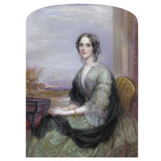 George Richmond, R.A. - Portrait Of Elizabeth Winthrop