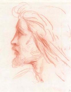 George Richmond, R.A. - Portrait of Samuel Palmer, R.W.S. (1805-1881), Bust-Length