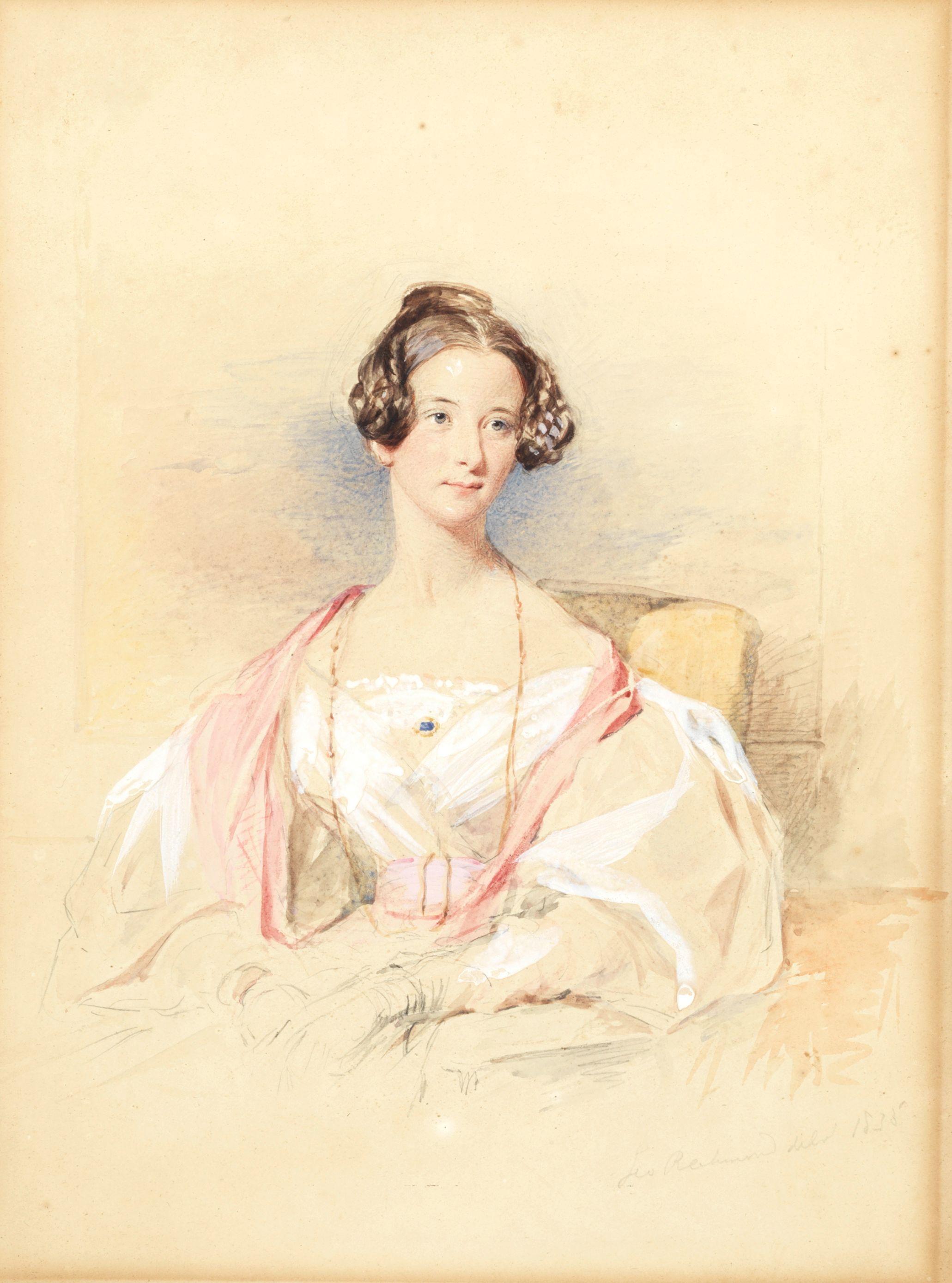 George Richmond, RA - Portrait of Lady Charlotte Augusta Chetwynd, née Hill (1815-1861)