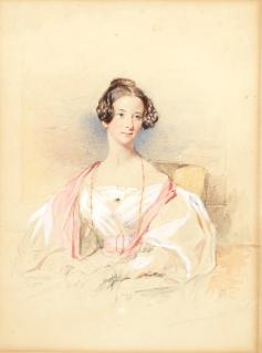 George Richmond, RA - Portrait of Lady Charlotte Augusta Chetwynd, née Hill (1815-1861)