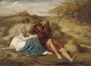 George Richmond - \'The lovers\' or \'The Harvesters\'