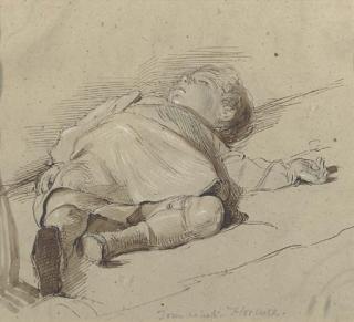 George Richmond - Tom Asleep, Florence