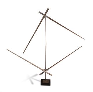 George Rickey - Divided Square Oblique Bronze II