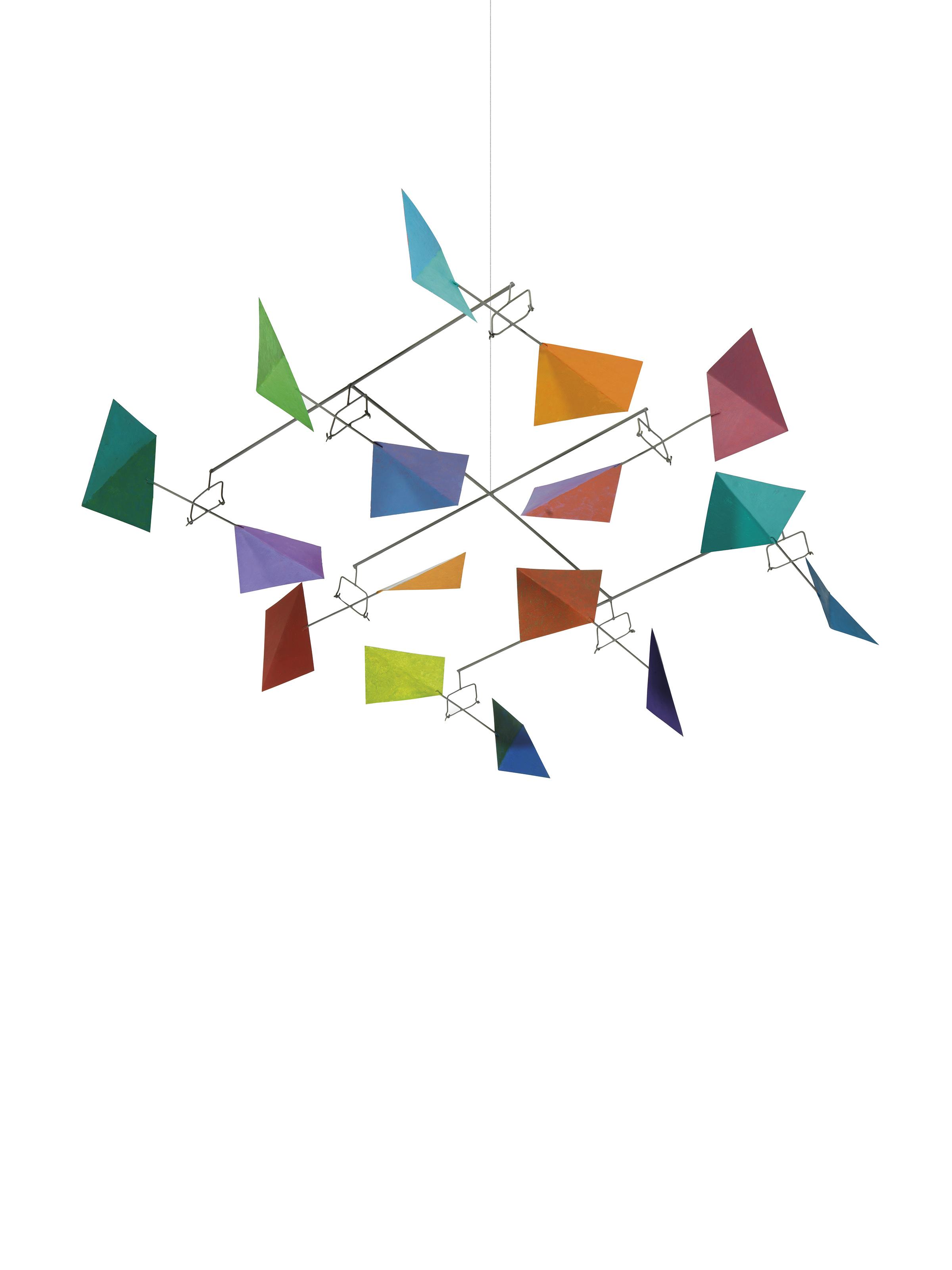 George Rickey - Eight Rectangles, Eight Squares Folded, Hanging, Variation II