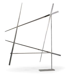 George Rickey - Four Lines In A Square, Variation Iii