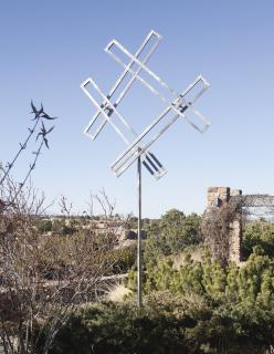 George Rickey - Four Open Rectangles Diagonal Jointed Gyratory