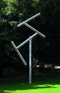 George Rickey - One Fixed Four Jointed Lines