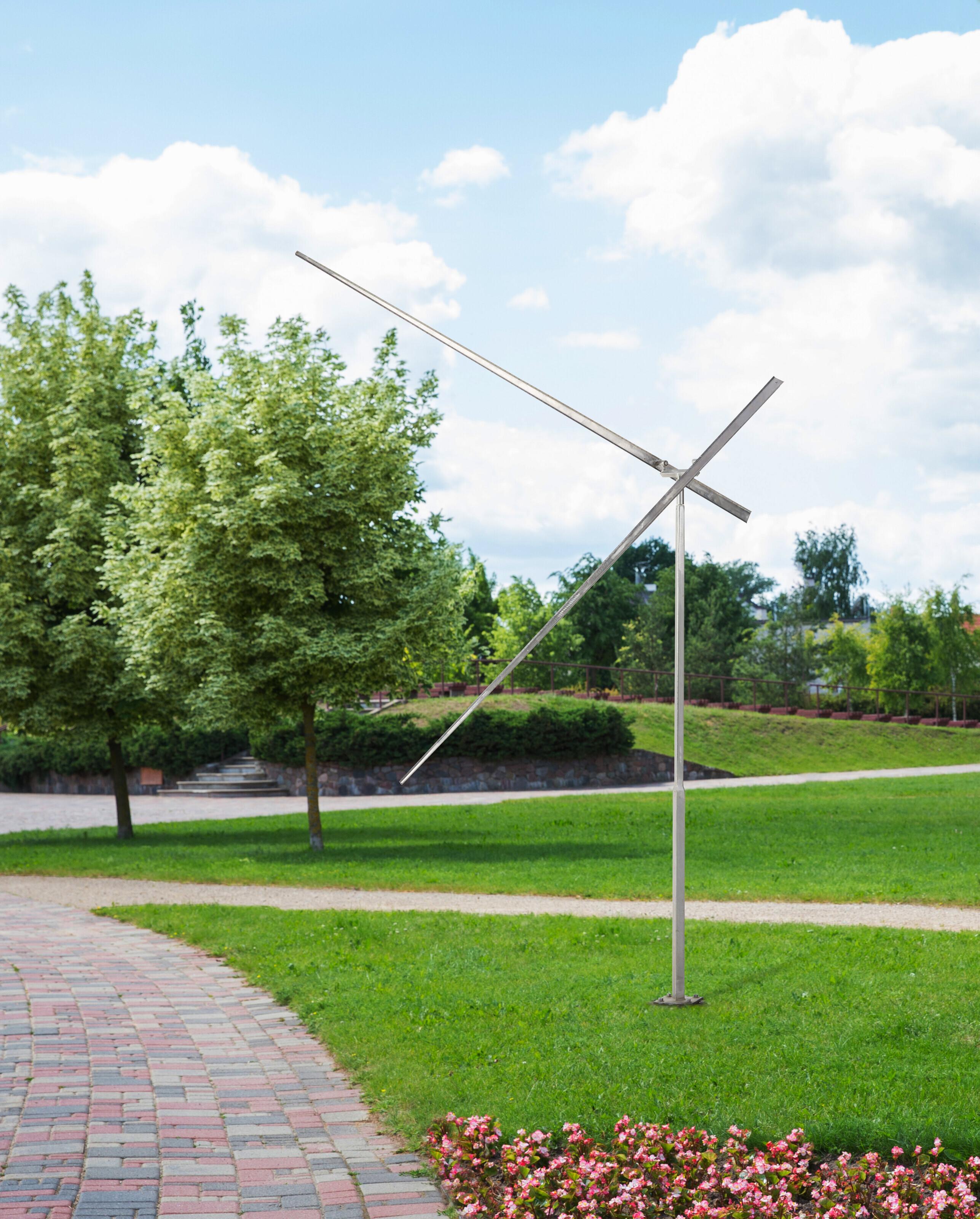 George Rickey - One Up, One Down, Oblique Gyratory III