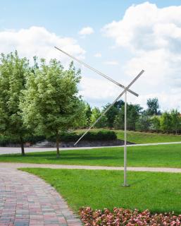 George Rickey - One Up, One Down, Oblique Gyratory III