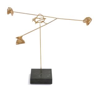 George Rickey - T With Three Spirals