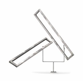 George Rickey - Two Open Rectangles Excentric