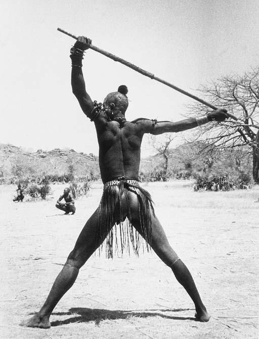 George Rodger - Kao-Nyaro, Nuba, Bracelet Fighter, Kordofan, Southern Sudan
