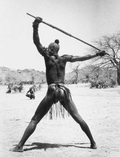 George Rodger - Kao-Nyaro, Nuba, Bracelet Fighter, Kordofan, Southern Sudan