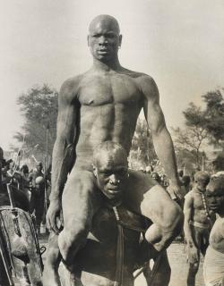 George Rodger - Wrestler, Korongo Nuba Of Kordofan, South Sudan, 1949