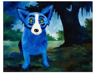 George Rodrigue - A Lazy Sunday