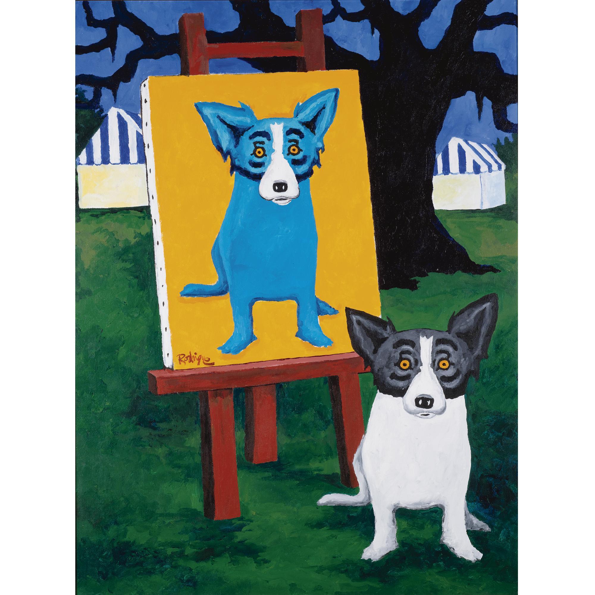George Rodrigue - I Was Before The Blue Dog