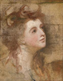 George Romney - Portrait Of A Lady