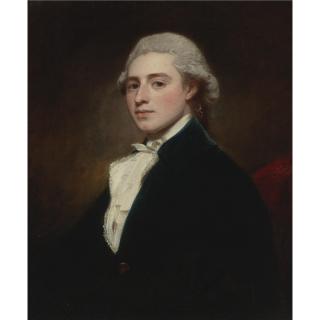 George Romney - Portrait Of A Member Of The Dashwood Family