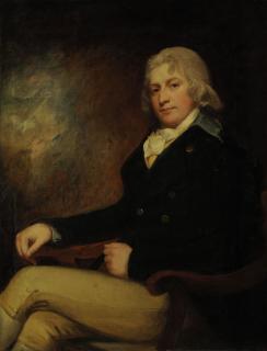 George Romney - Portrait of Colin Dunlop of Carmyle, Provost of Glasgow, seated, three-quarter-length