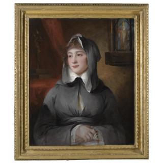 George Romney - Portrait Of Madame Larcena