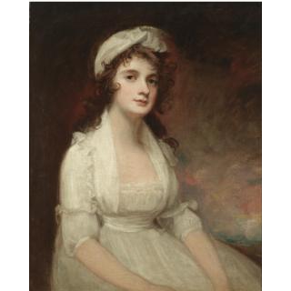 George Romney - Portrait Of Miss Elizabeth Tighe (1774-1857)