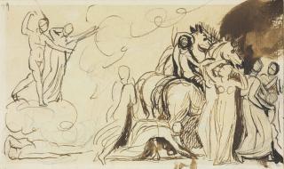 George Romney - Study For \'The Destruction Of Niobe\'S Children\'