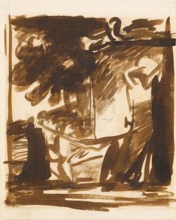 George Romney - Study For The Leveson-Gower Children