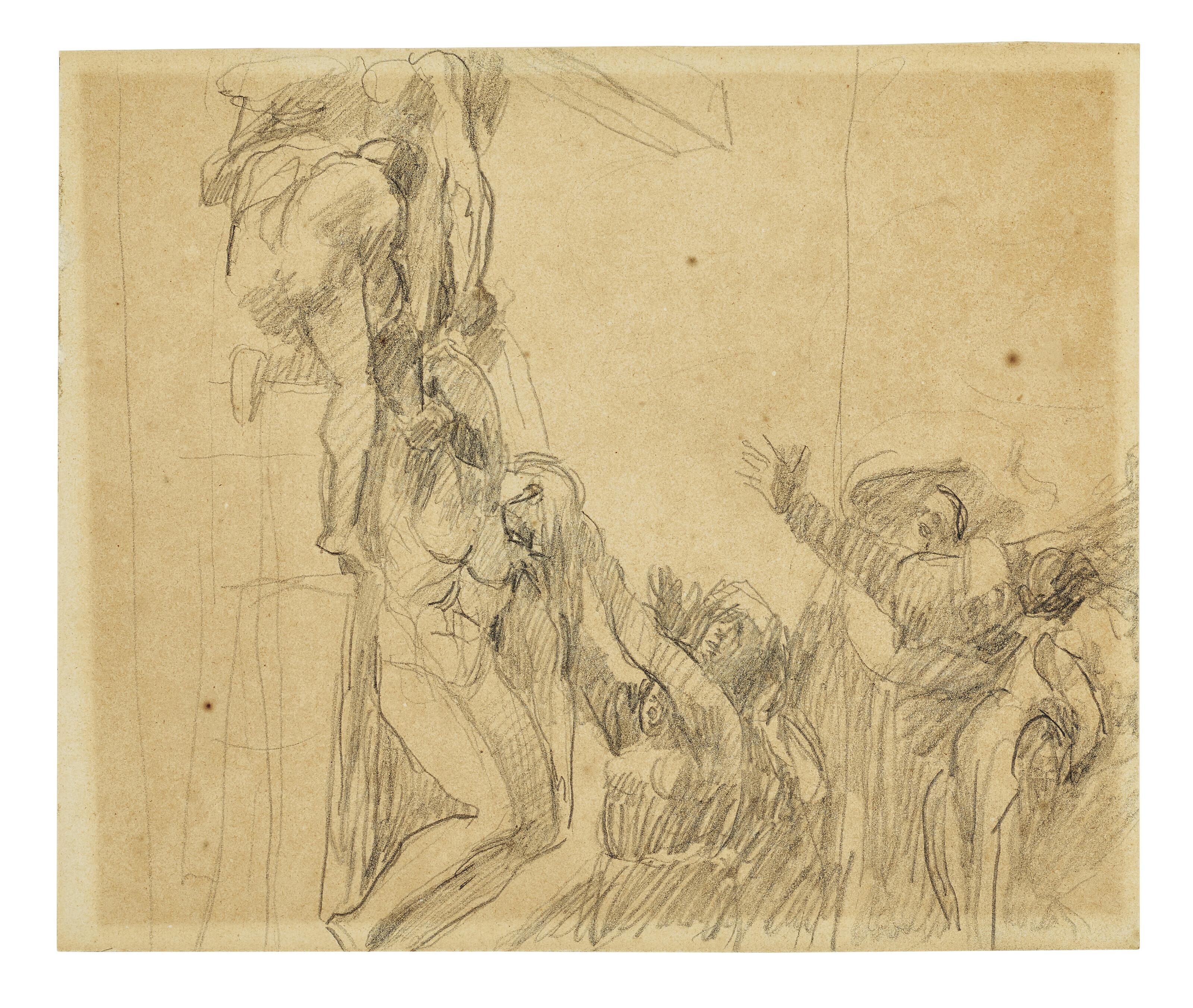 George Romney - The Descent from the Cross