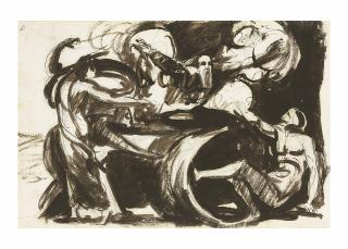 George Romney - The Dream of Atossa