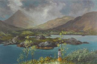 George Russell, Called Ae - Gazing Over The Lough, Co Donegal