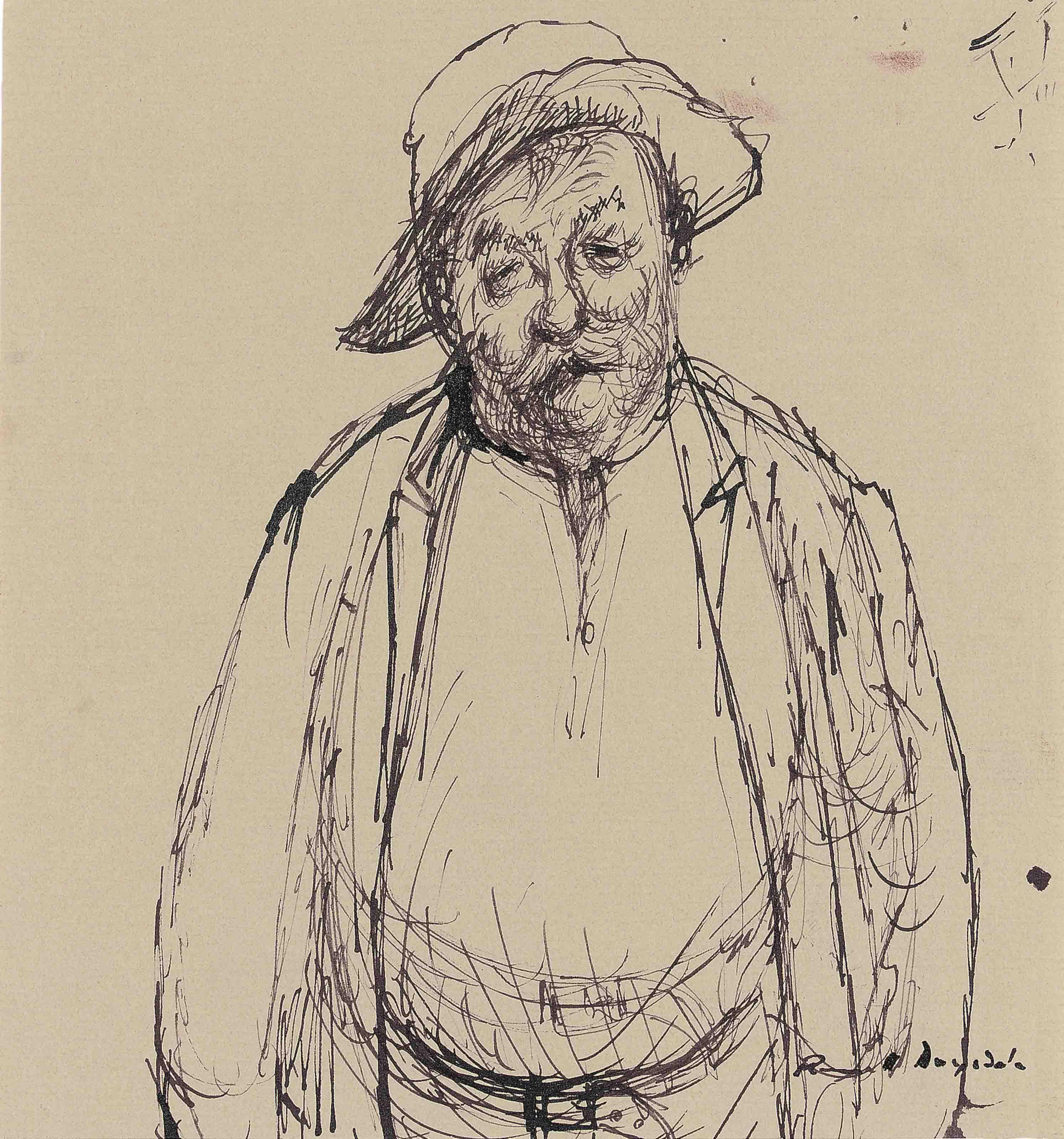 George Russell Drysdale - Old stockman