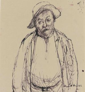 George Russell Drysdale - Old stockman