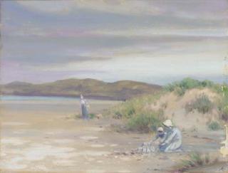 George Russell - On the seashore