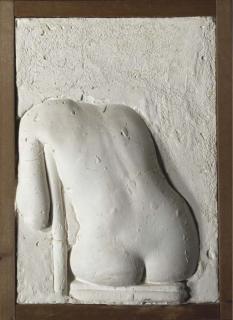 George Segal - Bas-Relief III (Girl with Arm on a Chair)