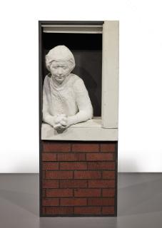 George Segal - Box: Woman Looking Through Window