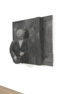 George Segal - Helen Against Wall With Door