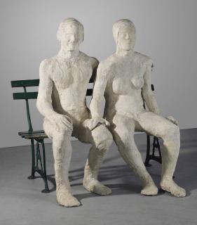 George Segal - Lovers on a Bench