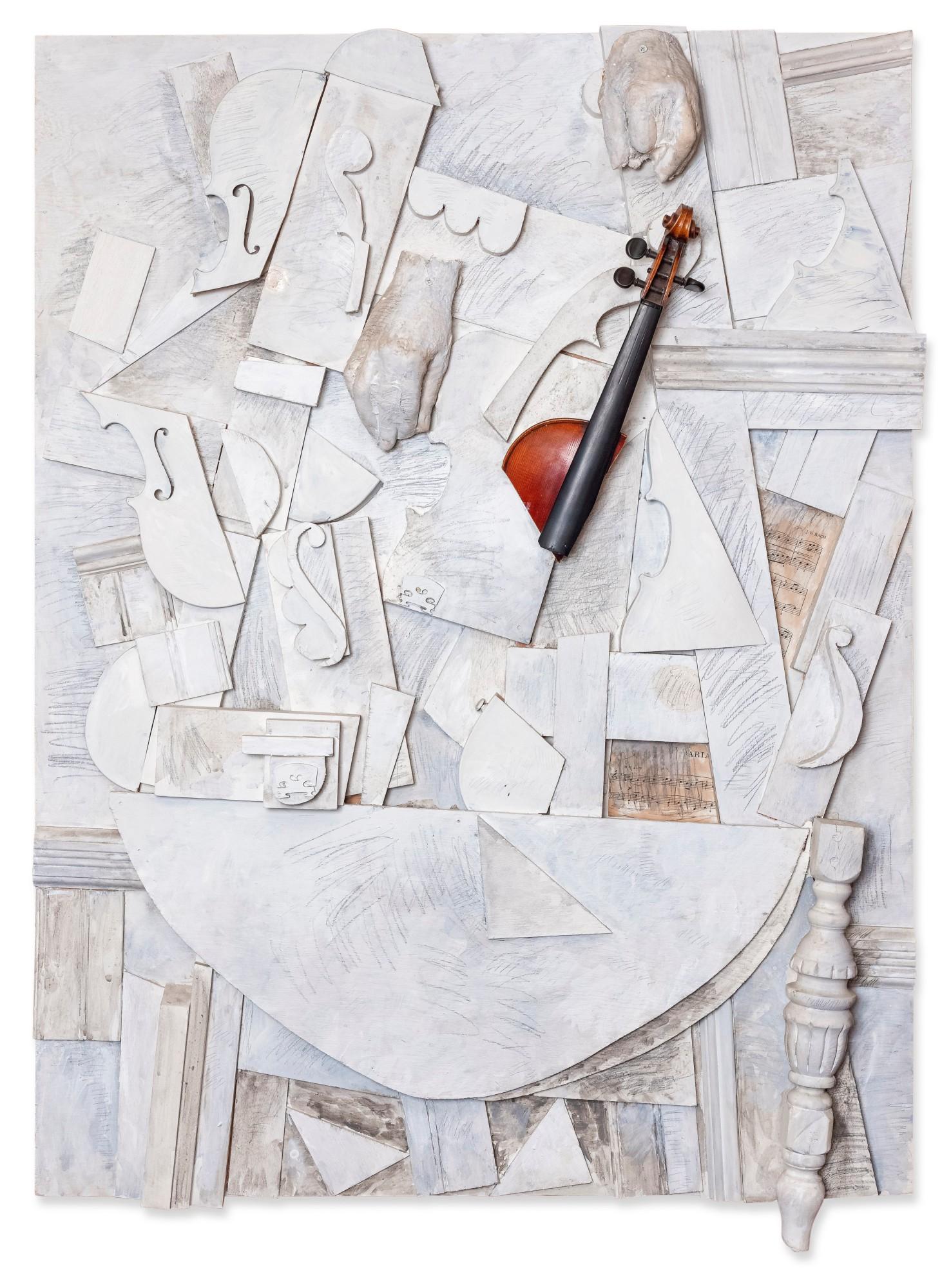 George Segal - Still Life with Fragmented Violin