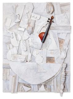 George Segal - Still Life with Fragmented Violin