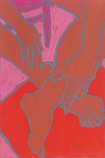 George Segal - Untitled (Red Feet)